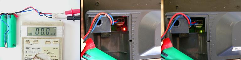 バックアップLEDの動作は分からず