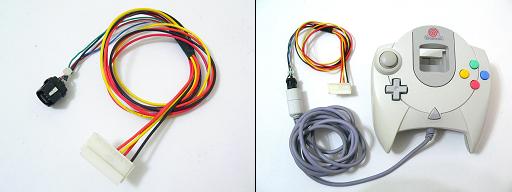 製作した接続ケーブル