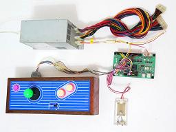 I/Oボードの電源線を追加、仮起動します