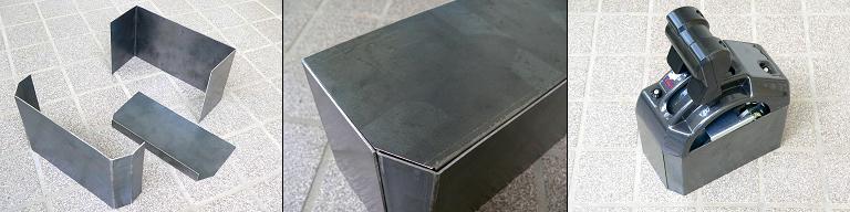 スロットルレバーのケース製作