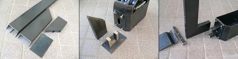 アームとケースの接続