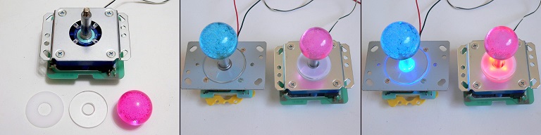 照光式レバー自作品完成