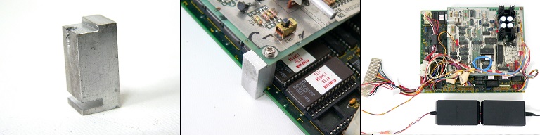 基板をスペーサーで固定