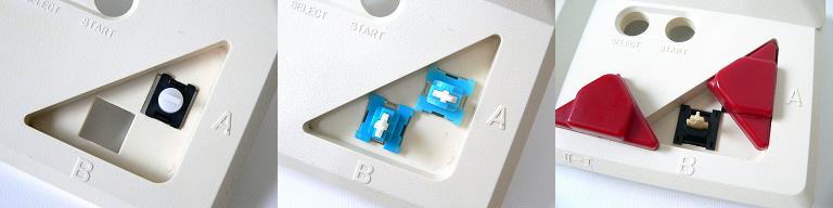 ジョイスティック7のボタンを交換