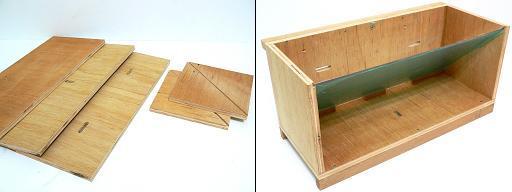 3画面モニターケース加工