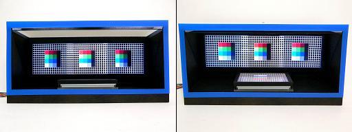 ボックス型3画面モニター