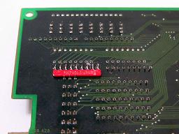 抵抗アレー仮取り付け