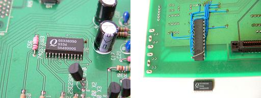 IC載せ換え完了