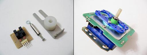 センサー式ループレバー回転部組み立て